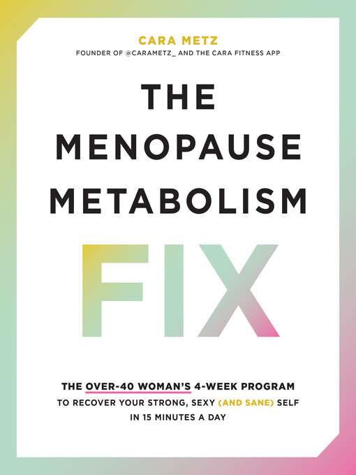 Title details for The Menopause Metabolism Fix by Cara Metz - Available